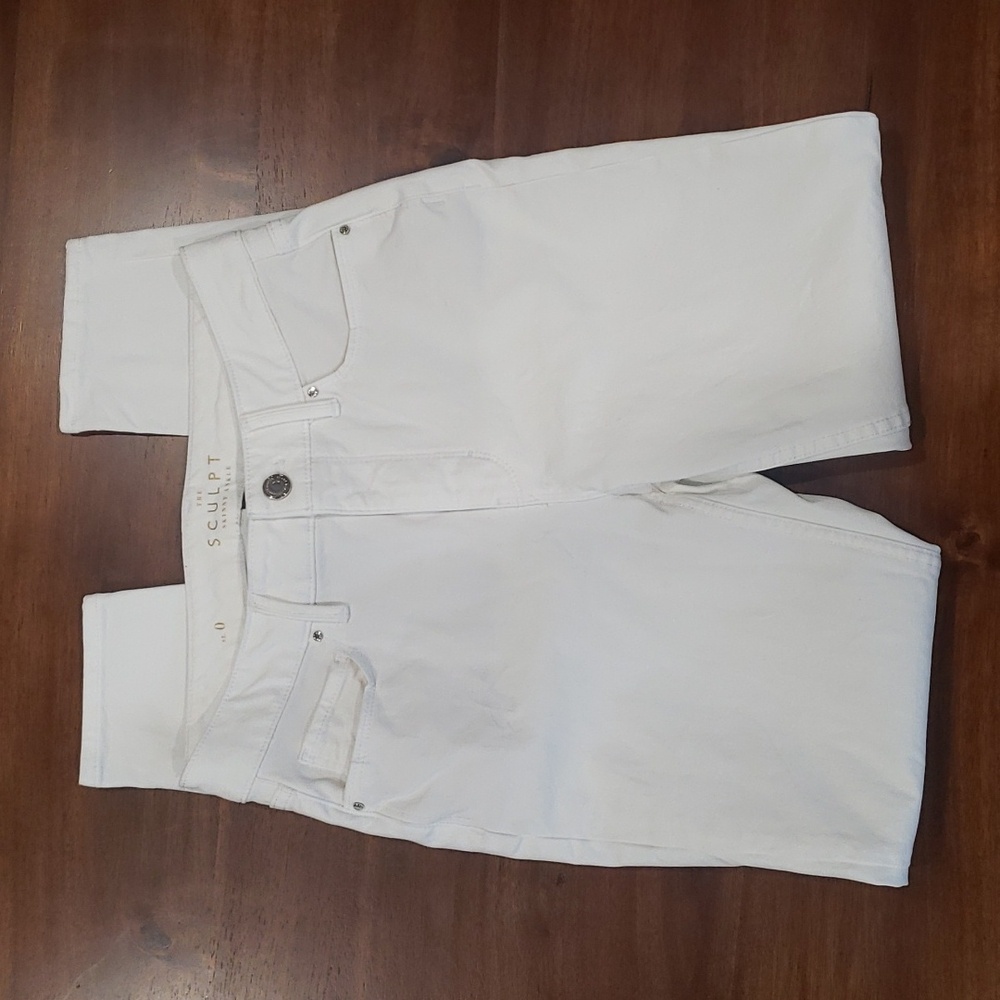 The Sculpt White Skinny Jeans